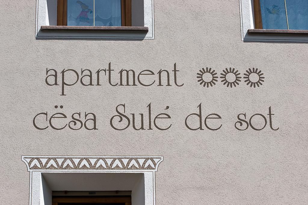 Ferienwohnung Cesa Sule De Sot St. Ulrich in Gröden Exterior foto